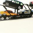 IMG_20231121_213557.jpg 1/64 3D Printed Goosneck Auto-Hauler UP TO 5 CARS MULTIPLE SLOTS Gooseneck