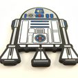 IMG_20230501_134059.jpg STL file R2D2 display piece and magnet sign.・3D printer design to download