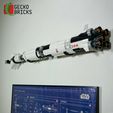 1.jpg 3D printed wall mount for Lego Saturn V rocket