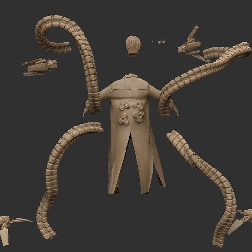 🐙 DR OCTOPUS SPIDERMAN NO WAY HOME 3D print model・ OBJ File for ・Cults