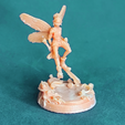 Pixie-printed-2.png Neena, a pixie champion - DnD miniature [presupported]