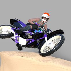 1.jpg STL file MOTOCROSS TRICKS 4・3D printing model to download