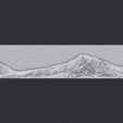 03.jpg Ararat Mountain Landscape Wall Art 3D STL Model 3D print model