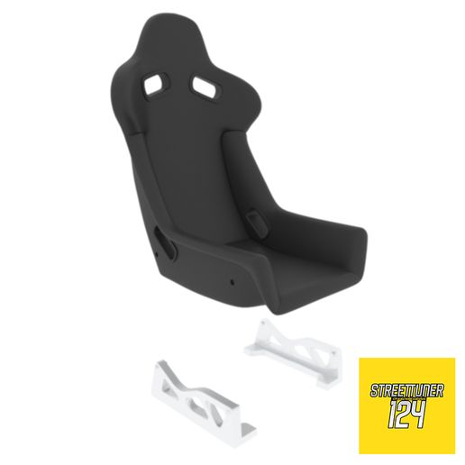 💺 UNIVERSAL RACING SEAT 1/24 SCALE VOL 4 ( SPOON BUCKET SEAT )・ STL ...