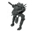 Space-Elf-Walker-1-unpainted-Mystic-Pigeon-Gaming-2.jpg Walker Mech Gun Platform (60mm base, space elf proxy)