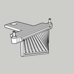 Pilot-Cowcatcher.png Datei STL Cowcatcher Pilot für Bachmann N Scale 4-6-0・Modell für 3D-Druck zum herunterladen