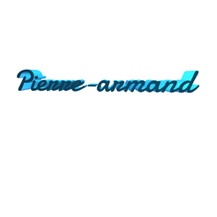 Pierre-armand.png STL-Datei Pierre-armand・3D-Druckvorlage zum Herunterladen