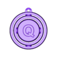 Q.stl Spinning Alphabet Pack STL (A–Z) – Print-in-Place Letter Keychains / Educational Fidget Letters
