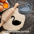CUTTERS.png SWAM COOKIE CUTTER PASTRY DOUGH BISCUIT SUGAR FOOD