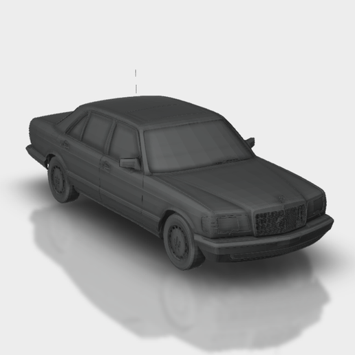 Mercedes-Benz 560 SEL 1987 3D model