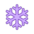 0161_Snowflake.obj 3Dホワイトスノーフレーク