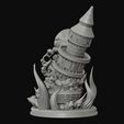 wip5.jpg Luffy Gear 4 Ultimate King Kong Gun - Statue d'une pièce imprimée en 3d