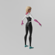Gwen-0009.png Spider Gwen Stacy Spiderverse Spiderverse Lowpoly Rigged