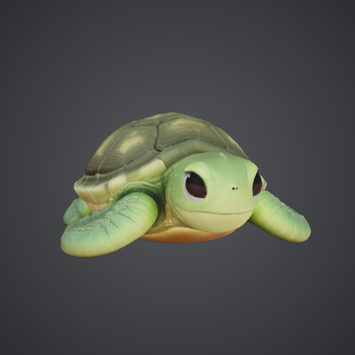 Baby Sea Turtle Figurine – Cute Ocean Animal