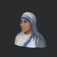 model-1.png Mother Teresa-bust/head/face ready for 3d printing