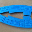 IMG_0339.jpg N Scale 12x9 Inch Curved Turnout, Printed Tiebeds & Cross-tie Cutter & Isolation Gap Tool.