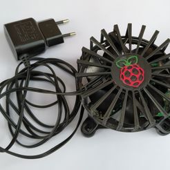 Rasp4_34.jpg Fichier STL gratuit Etui Pi 4 framboise pour ventilateur・Modèle imprimable en 3D à télécharger