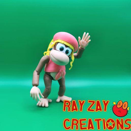 20250404_220809.jpg Dixie Kong Custom Action Figure