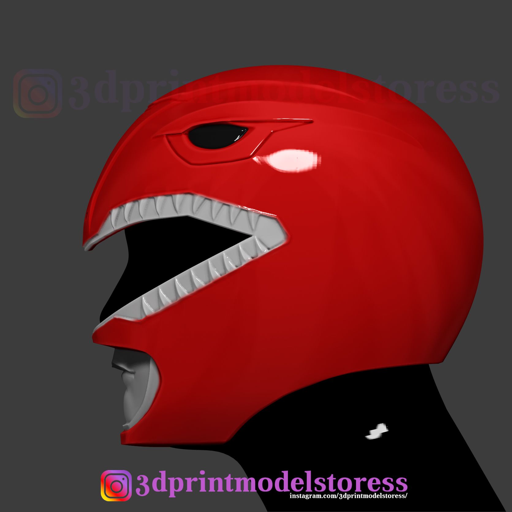 Red_ranger_mighty_morphin_helmet_03.jpg 3D-Datei Red Ranger Mighty Morphin Power Ranger Helmet Cosplay STL File herunterladen • 3D-druckbares Modell, 3DPrintModelStoreSS