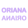 oriana.stl Oriana Letters