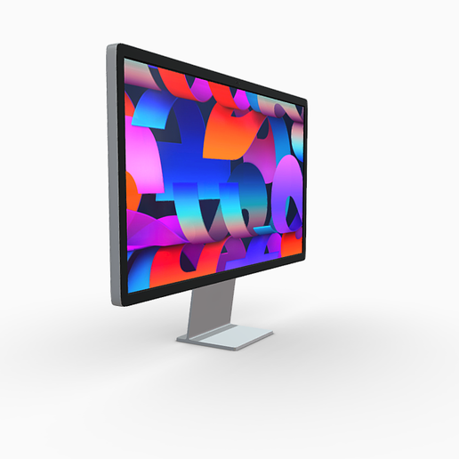 🍎 Apple Studio Display Screen (27-inch) - High Details・ STL File