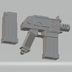 com_v1.1.png Free 3D file FHW: Jupiter Pattern Bolt Pistol basic (cosplay)・Template to download and 3D print