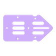 gimbal_mount.stl Cheerson CX-20 Quanum Nova Gimbal Mount Plate