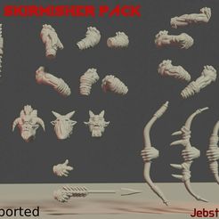 Render1.jpg Datei 3D Goatmen Gruntun Plänkler・Design für 3D-Drucker zum herunterladen