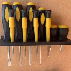 t.jpg STL file Screwdriver holder・3D printing design to download