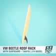 4.jpg Roof rack & surfboard for Volkswagen Beetle by Tamiya 1:24 scale model