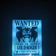 382111396_10159372887832085_356857610837645938_n.jpg Gol D Roger, One Piece Wanted Poster, LED Light Box