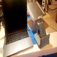 3dcdesignbaseexample3.jpg Macbook and Laptop Multifuntion Base/Stand - No supports! Mouse & USB device storage!