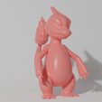 charmeleon 3 1.png STL file Charmander evolution pack (9 models, 3 positions each evolution)・3D print design to download