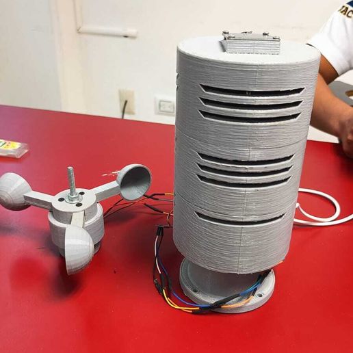 Weather station for 5 sensors - 3D model önizlemesi