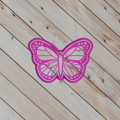 untitled.png STL-Datei COOKIE CUTTER Schmetterling・3D-druckbare Vorlage zum herunterladen