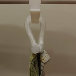 20210112_180850.jpg Free STL file Loop towel, hook・Template to download and 3D print