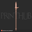 2.png Hyoujin-Yari Level 2 – Onimusha 2 Inspired Ice Spear – 3D Printable Staff Prop