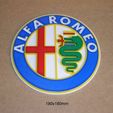 alfa-romeo-coche-automovil-lujo-cartel-letrero-rotulo-logotipo-impresion3d.jpg Alfa Romeo, bodywork, car, automobile, luxury, sign, signboard, logo, logo, 3d printing