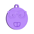 Nerdyemojikeychain.stl Porte-clés emoji Nerdy gratuit