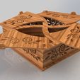 3.jpg Royal Harvest: Artisan-Crafted Wooden Box for Dried Fruit Delights