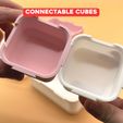 2.jpg 3D file 3D Printable Connectable Cubed Organizers・3D printer design to download