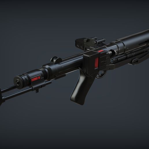 DEATH TROOPER BLASTECH E-11D RIFLE 1:1 scale・ STL File for ・Cults