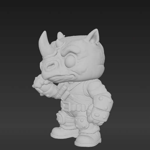 Rocksteady-2.png TMNT - Rocksteady Funko Fan Art