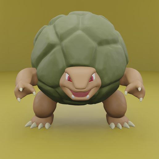 🐉 Pokemon No. 076 Golem・ STL File for 3D printing・Cults