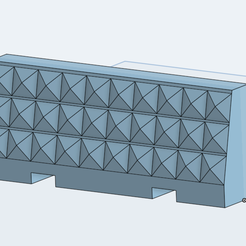 studded-jersey-barricade.png Free STL file Studded Jersey Barrier・3D printing design to download