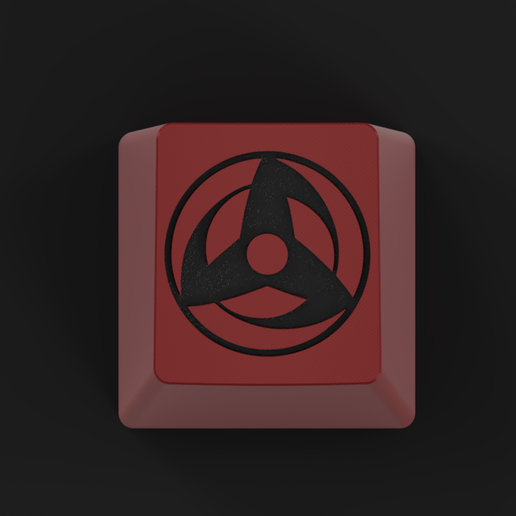 kakashi-obito-mangekyo2.png Mangekyo sharingan Naruto themed Artisan keycap set