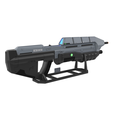 3.png MA5c Assault Rifle - Halo - Printable 3d model - STL + CAD bundle - Personal Use