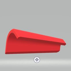firstziegel_1f.jpg Archivo STL gratis TECHO MODELBAU; tejas de cumbrera; 16,5 MM, tejas de cumbrera, tejas de cumbrera, tejas de cumbrera・Modelo de impresión 3D para descargar