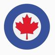 2.jpg Canadian Air Force Roundel Coaster