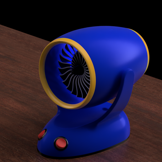 💾 USB Desktop Jetfan 2 (STEP file included)・ STL File for 3D printing・Cults